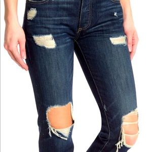 Lucky Brand Sienna Distressed Slim Boyfriend Jeans